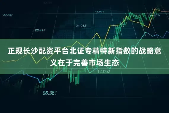 正规长沙配资平台北证专精特新指数的战略意义在于完善市场生态