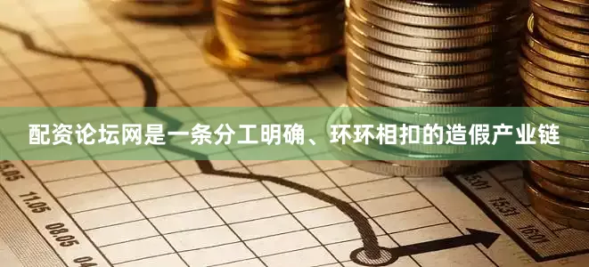 配资论坛网是一条分工明确、环环相扣的造假产业链